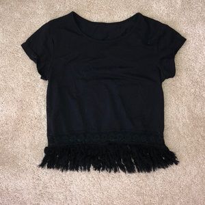 Cute Black Top(NEVER WORN)